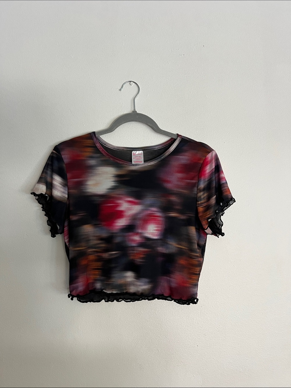 No Boundaries Mesh Crop Top